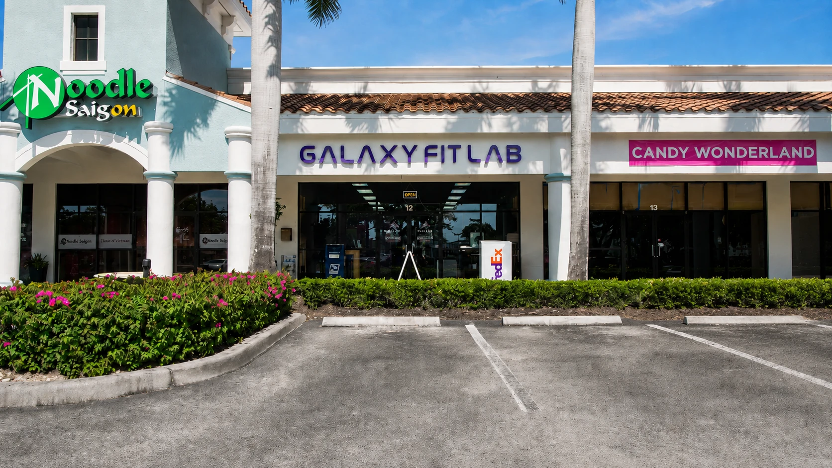 Galaxy Fit Lab storefront with signage — personal training studio in North Naples, FL